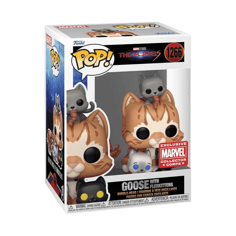 Фигурка Funko Pop Marvels - Goose with Flerkittens / Фанко Поп Марвелы - Гуся