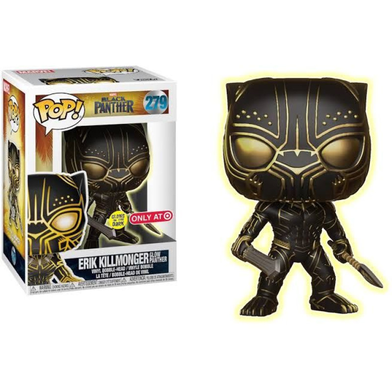 Фигурка Funko Pop Black Panther - Erik Killmonger Glow / Фанко Поп Чёрная Пантера - Эрик Киллмонгер