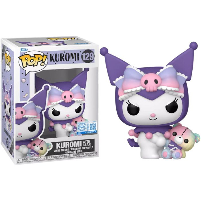 Фигурка Funko Pop Hello Kitty and Friends - Kuromi with Bear / Фанко Поп Хелло Китти - Куроми