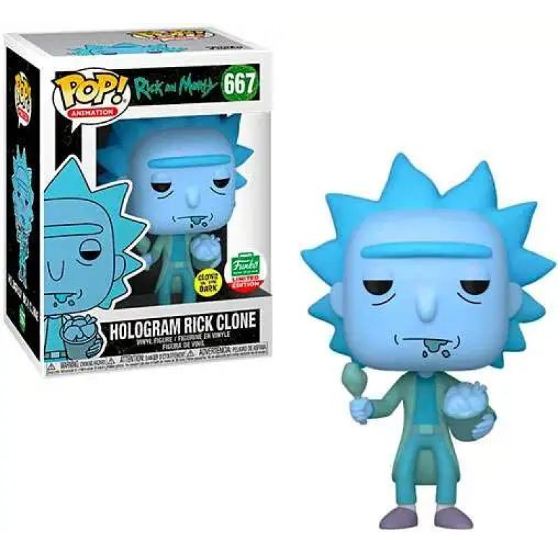 Фигурка Funko Pop Rick and Morty (Hologram Clone) #44796 / Фанко Поп Рик и Морти