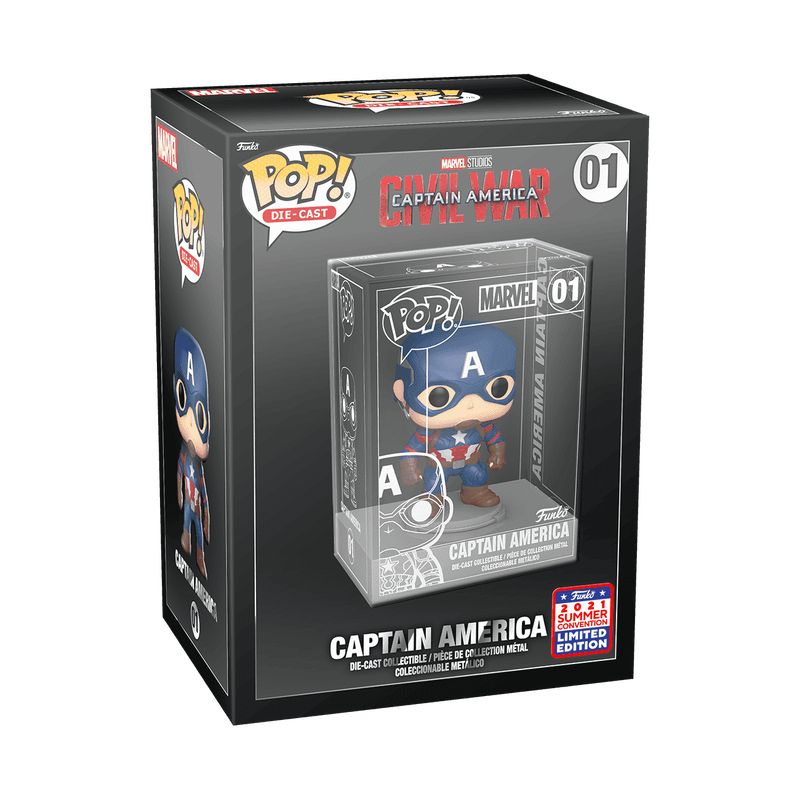 Funko Pop Die-Cast Captain America Civil War