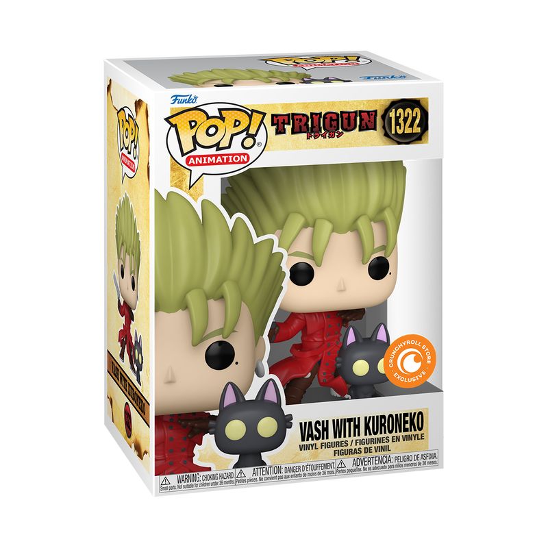 Funko Pop Trigun - Vash with Kuroneko