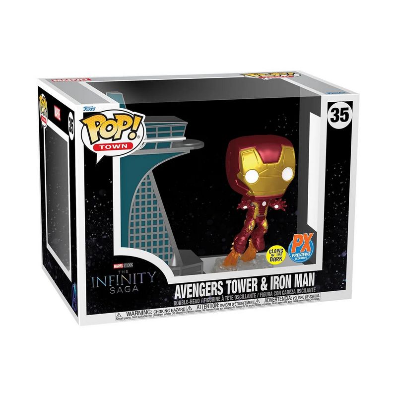 Фигурка Funko Pop Avengers 2 - Tower and Iron Man / Фанко Поп Мстители - Железный человек