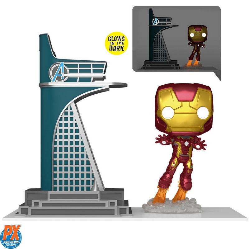 Фигурка Funko Pop Avengers 2 - Tower and Iron Man / Фанко Поп Мстители - Железный человек