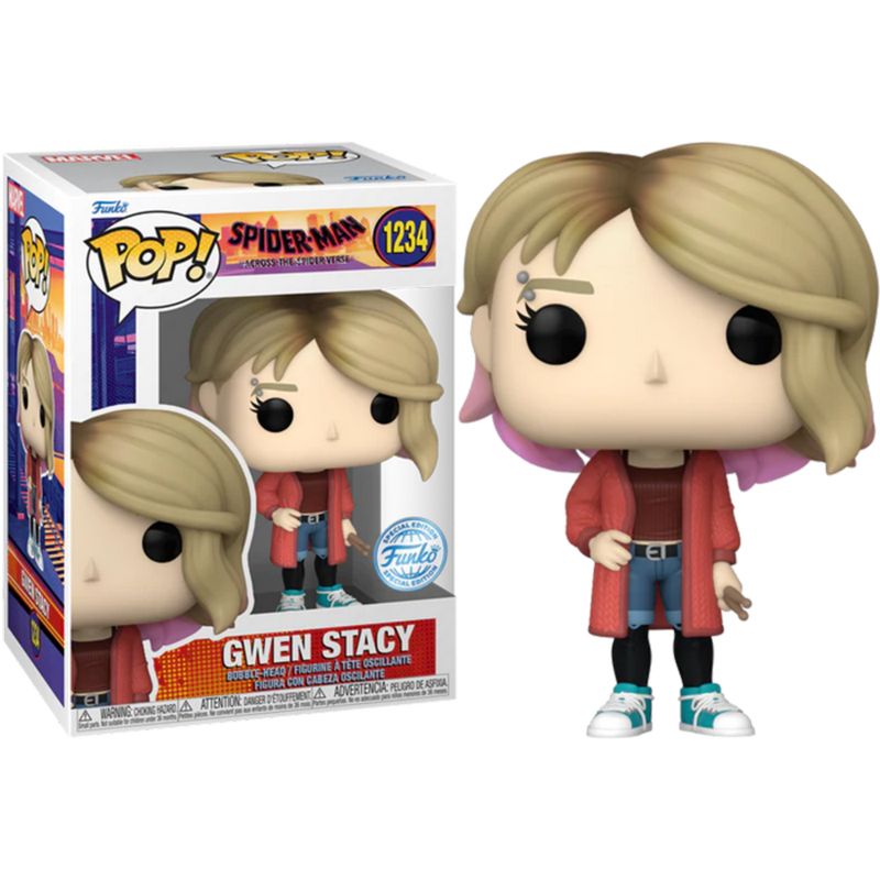 Фигурка Funko Pop Spider-Man Across the Spider-Verse - Gwen Stacy #65737SE / Фанко Поп Человек-паук - Гвен Стейси