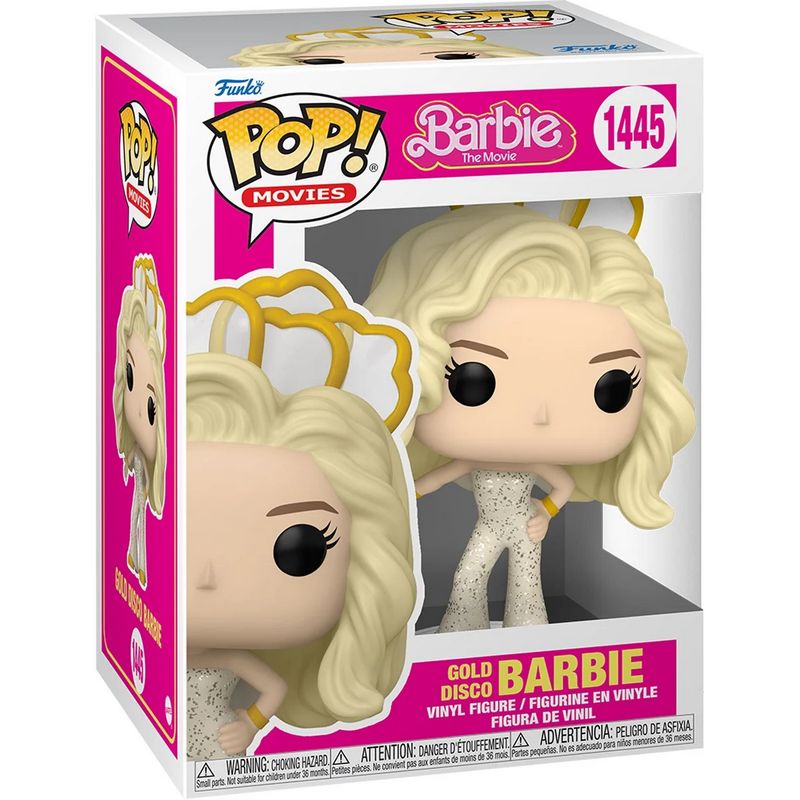 Фигурка Funko Pop Barbie The Movie (Gold Disco) / Фанко Поп Барби