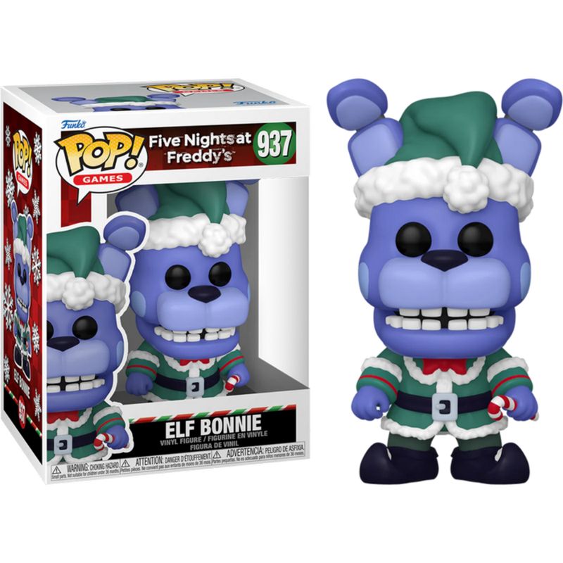 Фигурка Funko Pop Five Nights at Freddy's (FNAF) Holiday - Elf Bonnie / Фанко Поп ФНАФ