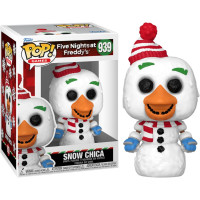 Фигурка Funko Pop Five Nights at Freddy's (FNAF) Holiday - Snow Chica / Фанко Поп ФНАФ