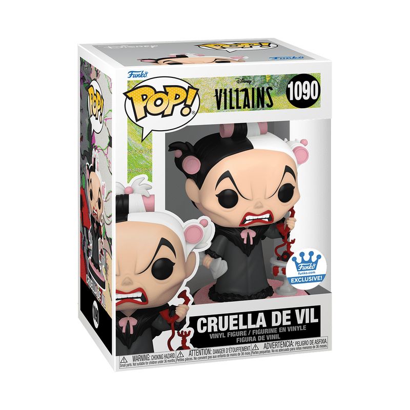 Фигурка Funko Pop Disney Villains - Cruella De Vil #58191 / Фанко Поп Круэлла де Виль