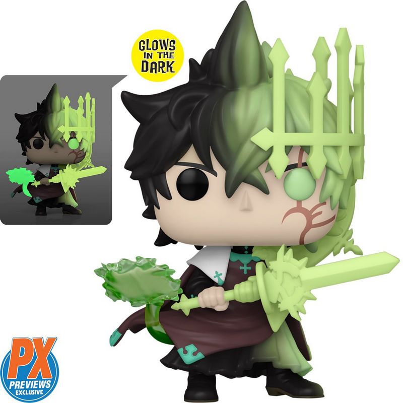 Фигурка Funko Pop Black Clover - Yuno (Spirit of Zephyr) #71558 / Фанко Поп Чёрный клевер - Юно