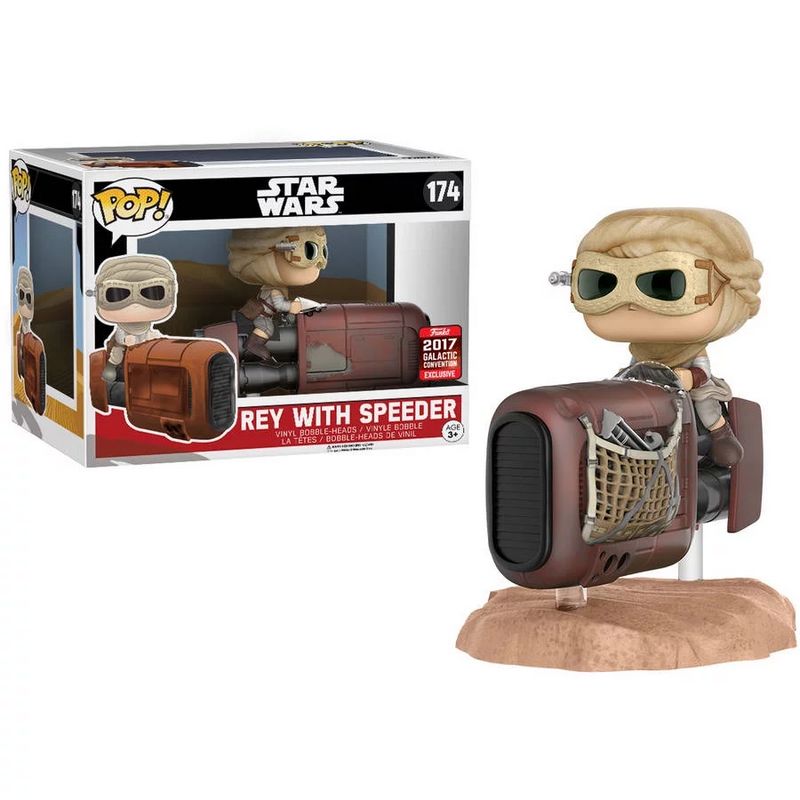 Фигурка Funko Pop Star Wars - Rey with Speeder / Фанко Поп Звёздные войны - Рей