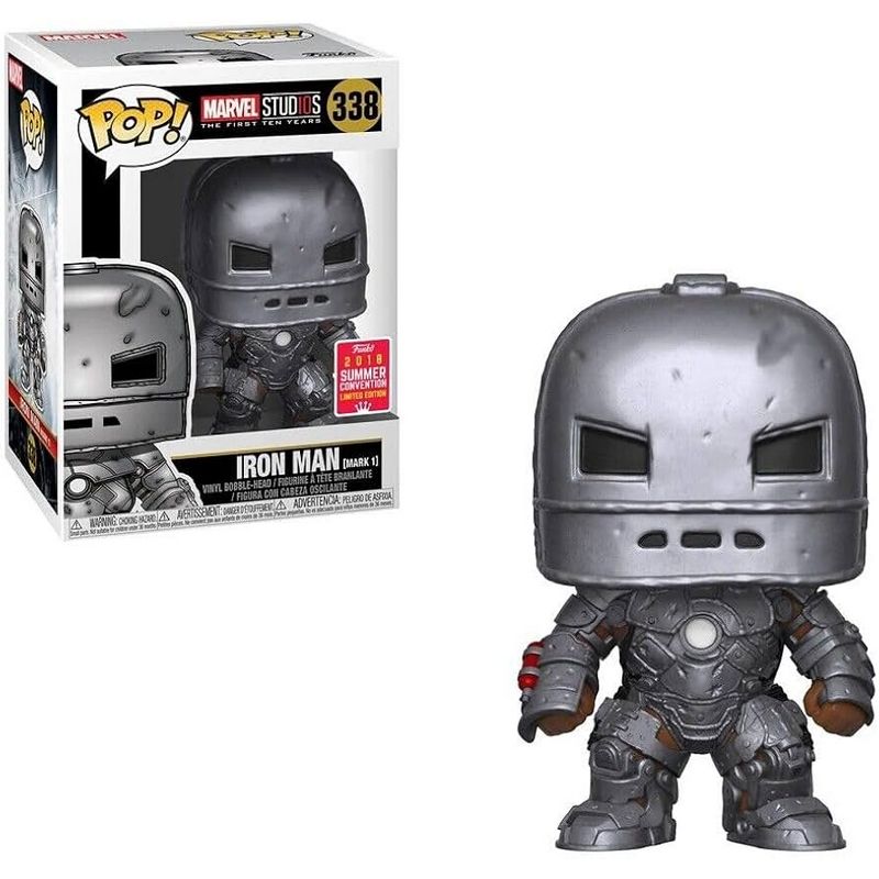 Фигурка Funko Pop Marvel 10th - Iron Man (Mark I) / Фанко Поп Железный человек