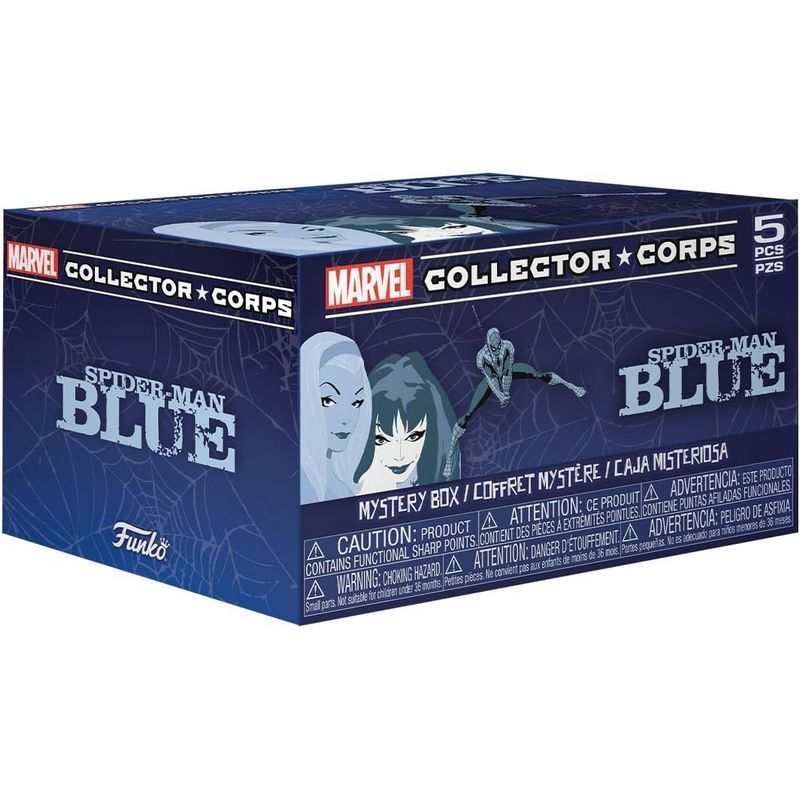 Funko Marvel Collector Corps Spider-Man: Blue Box / Коробка Фанко Человек-паук: Грусть