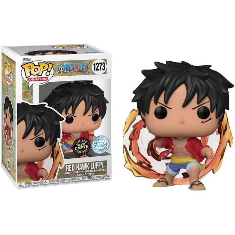 Фигурка Funko Pop One Piece - Luffy Red Hawk #62701SEC / Фанко Поп Большой куш - Луффи