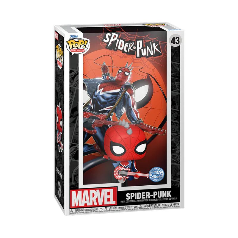 Фигурка Funko Pop Cover Marvel - Spider-Punk #77061SE / Фанко Поп Человек-паук
