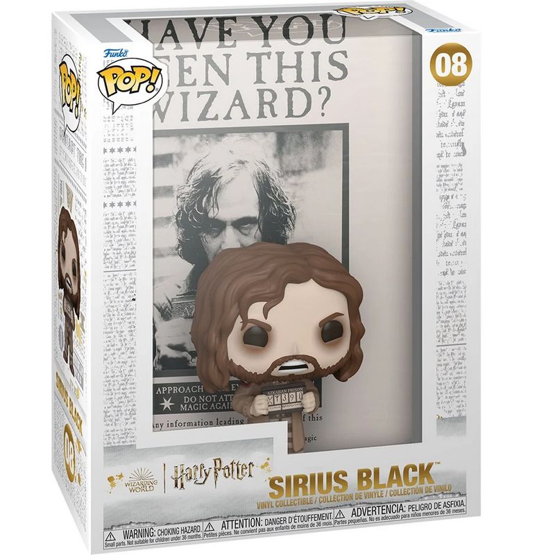 Фигурка Funko Pop Cover Harry Potter and the Prisoner of Azkaban - Sirius Black / Фанко Поп Гарри Поттер - Сириус Блэк