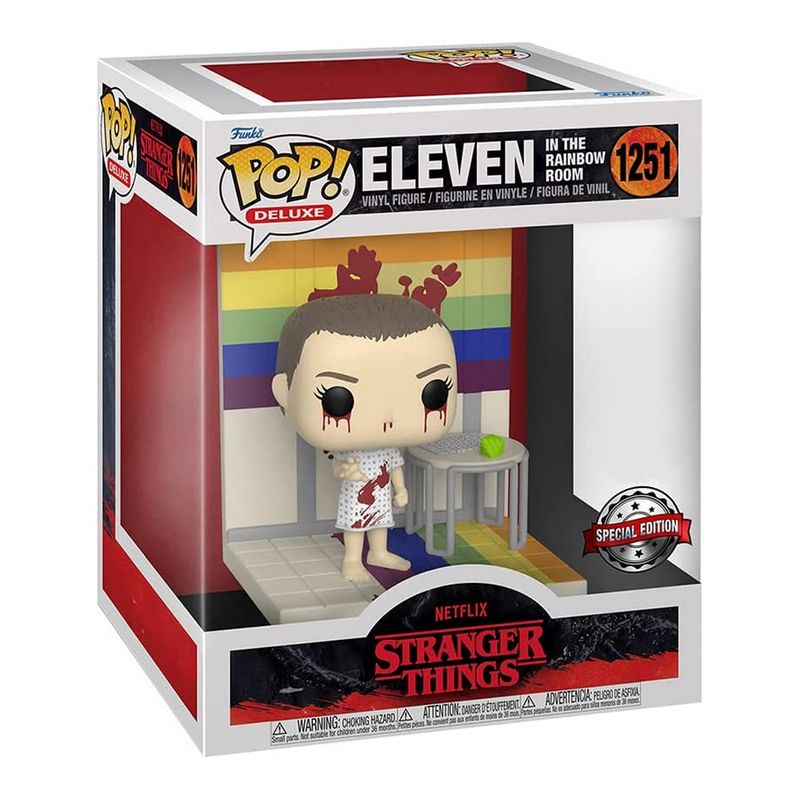 Фигурка Funko Pop Stranger Things S4 - Eleven in the Rainbow Room #62386SE / Фанко Поп Очень странные дела - Одиннадцать