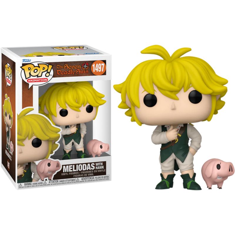 Фигурка Funko Pop Seven Deadly Sins - Meliodas with Hawk / Фанко Поп Семь смертных грехов - Мелиодас