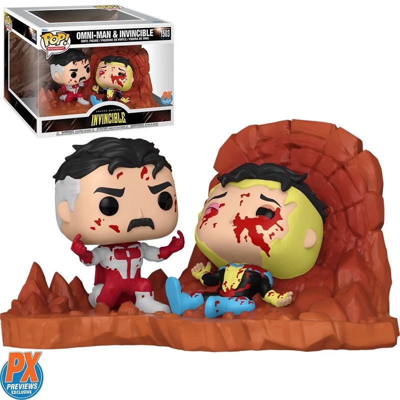 Фигурка Funko Pop Invincible and Omni-Man / Фанко Поп Неуязвимый и Омни-мэн