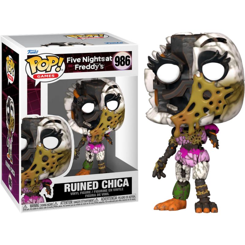 Фигурка Funko Pop Five Nights at Freddy's (FNAF) - Ruined Chica / Фанко Поп ФНАФ