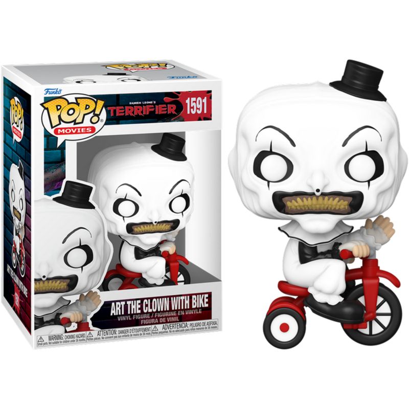 Фигурка Funko Pop Terrifier - Art the Clown with Bike / Фанко Поп Ужасающий
