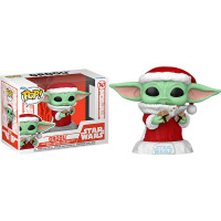 Фигурка Funko Pop Star Wars Mandalorian Holiday - Grogu #80009 / Фанко Поп Мандалорец - Грогу