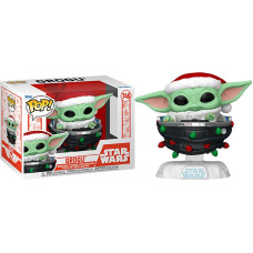 Фигурка Funko Pop Star Wars Mandalorian Holiday - Grogu #80010 / Фанко Поп Мандалорец - Грогу