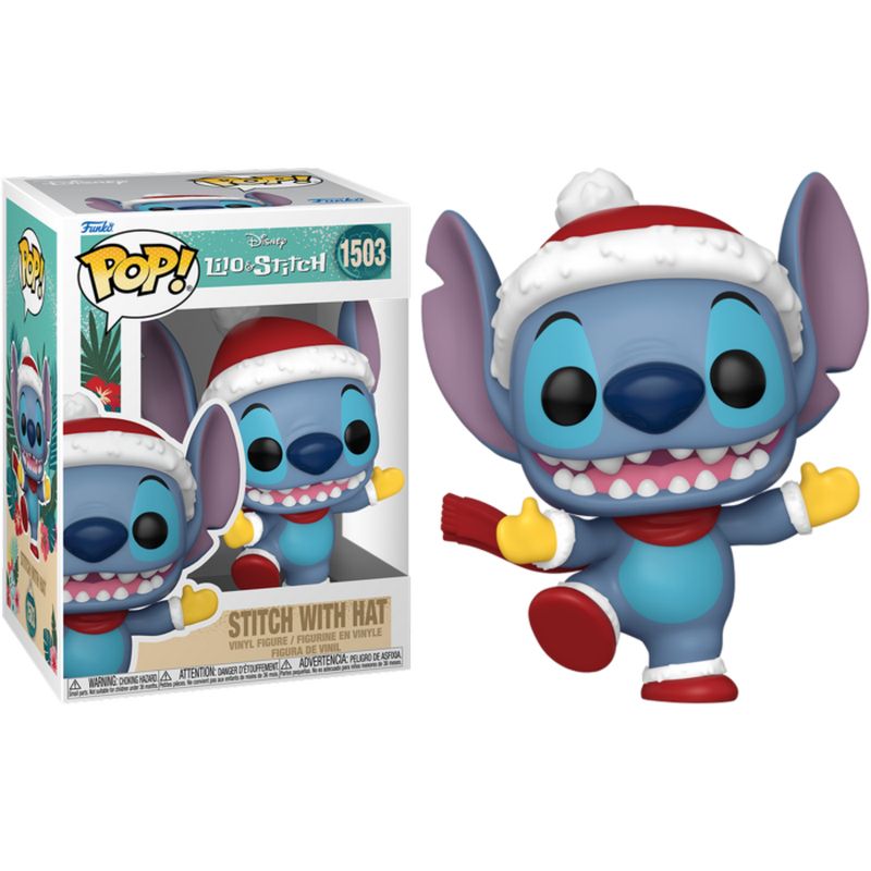 Фигурка Funko Pop Stitch Holiday (with Hat) / Фанко Поп Стич