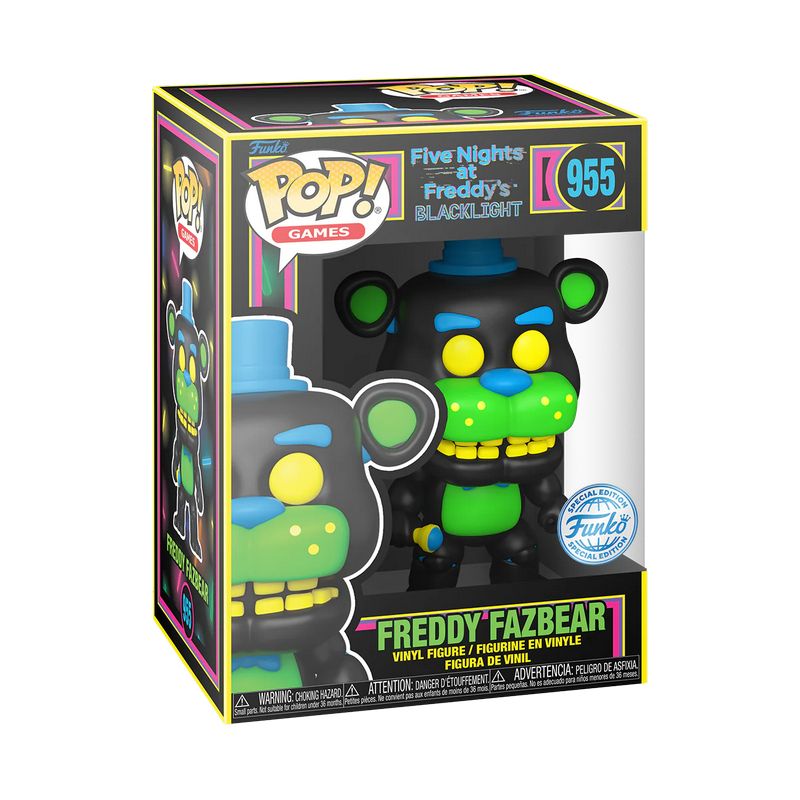 Фігурка Funko Pop Black Light Five Nights на Freddy's (FNAF) - Fazbear #79524SE / Фанко Поп ФНАФ
