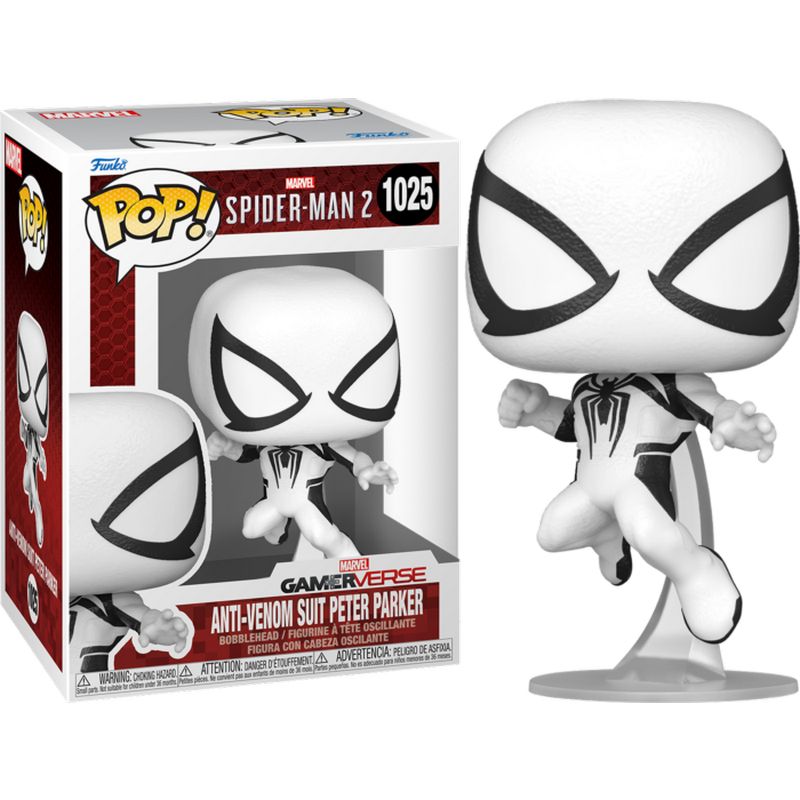 Фигурка Funko Pop Spider-Man 2 Game - Anti-Venom Suit Peter Parker / Фанко Поп Человек-паук - Питер Паркер