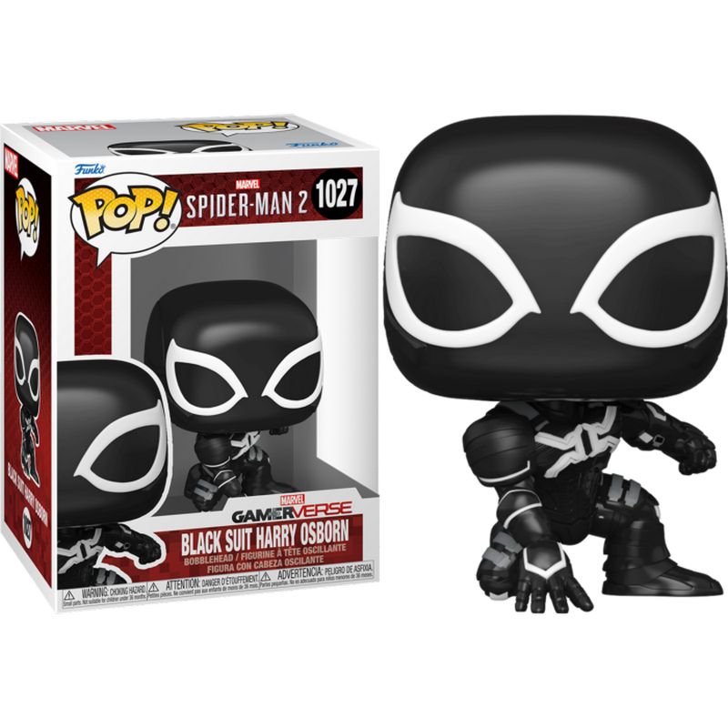 Фигурка Funko Pop Spider-Man 2 Game - Black Suit Harry Osborn / Фанко Поп Человек-паук - Гарри Озборн