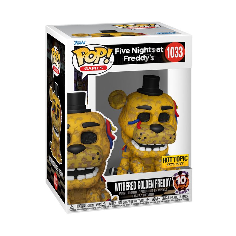 Фігурка Funko Pop Five Nights на Freddy's (FNAF) - Withered Golden / Фанко Поп ФНАФ