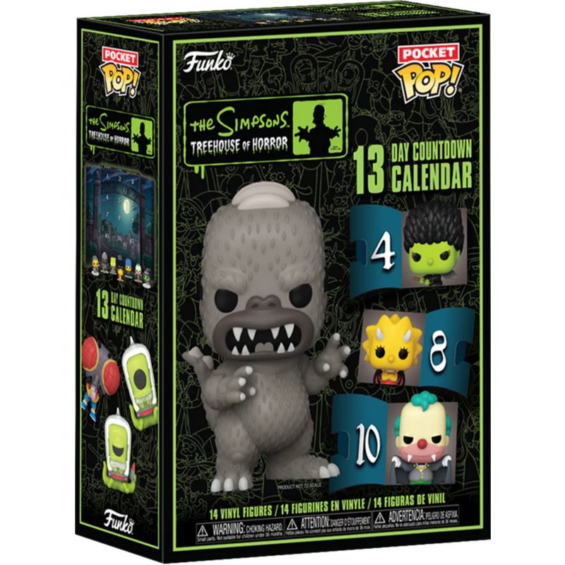 Funko Advent Calendar Simpsons Treehouse of Horror 13-Day Countdown 2024 / Фанко Хэллоуин Календарь Симпсоны