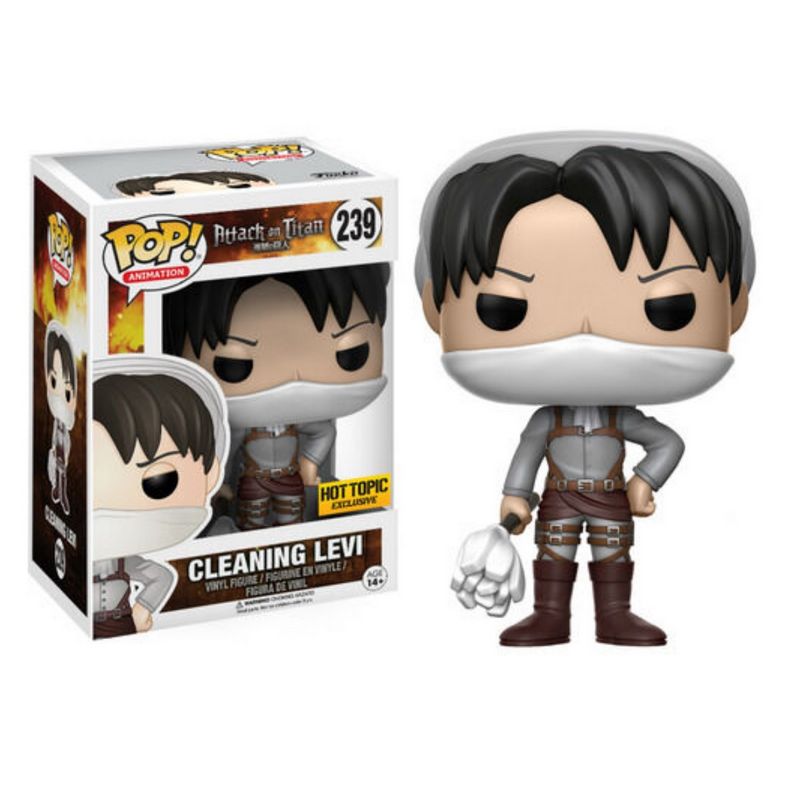 Фигурка Funko Pop Attack on Titan - Cleaning Levi / Фанко Поп Атака на титанов - Леви