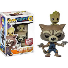Фигурка Funko Pop Guardians of the Galaxy 2 - Rocket with Groot / Фанко Поп Стражи Галактики - Ракета и Грут