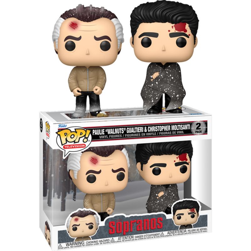 Фигурка Funko Pop Sopranos - Paulie Walnuts Gualtieri and Christopher Moltisanti / Фанко Поп Клан Сопрано - Поли Галтиери и Кристофер Молтисанти