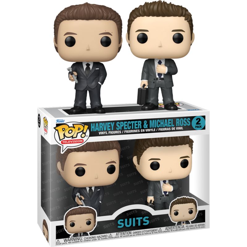 Funko Pop Suits - Harvey Specter and Michael Ross