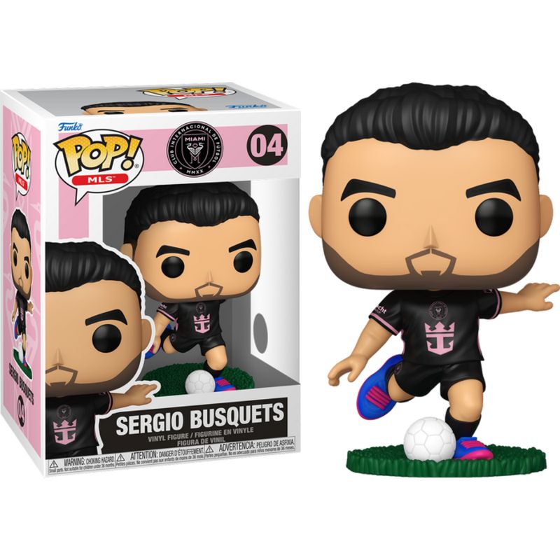 Фигурка Funko Pop Football MLS Inter Miami - Sergio Busquets / Фанко Поп Интер Майами - Серхио Бускетс