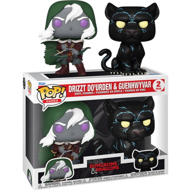 Фигурка Funko Pop Dungeons and Dragons - Drizzt DoUrden and Guenhwyvar / Фанко Поп Подземелья и драконы - Дриззт ДоУрден и Гвенвивар