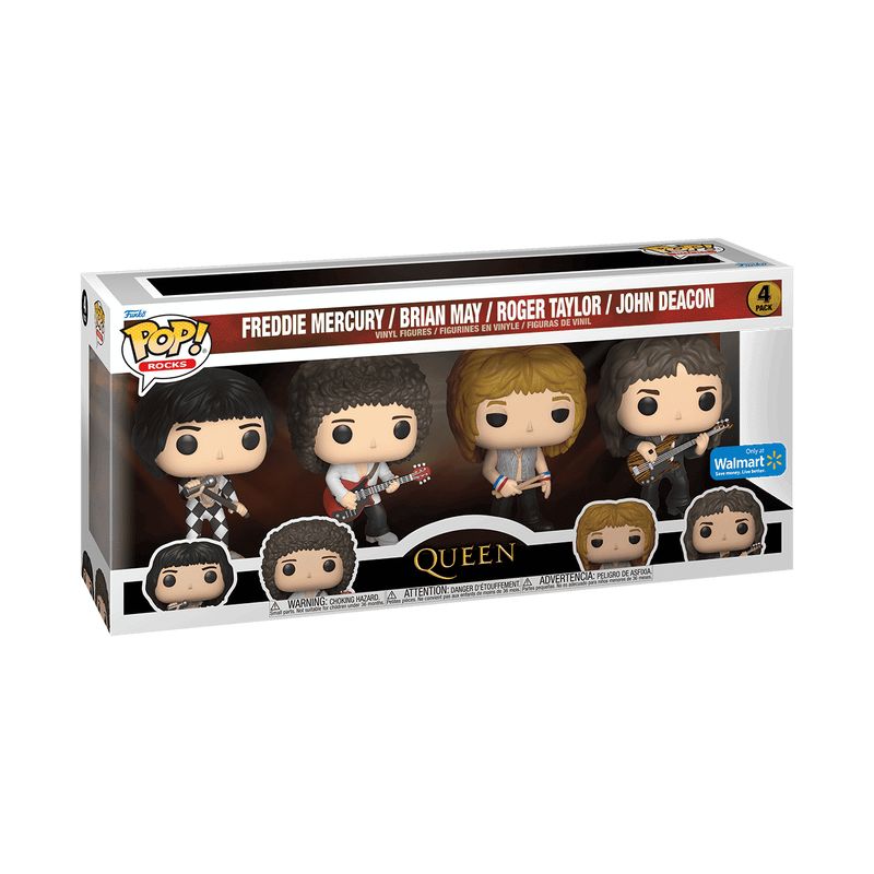 Фигурка Funko Pop Queen - Freddie Mercury, Brian May, Roger Taylor, John Deacon / Фанко Поп Фредди Меркьюри