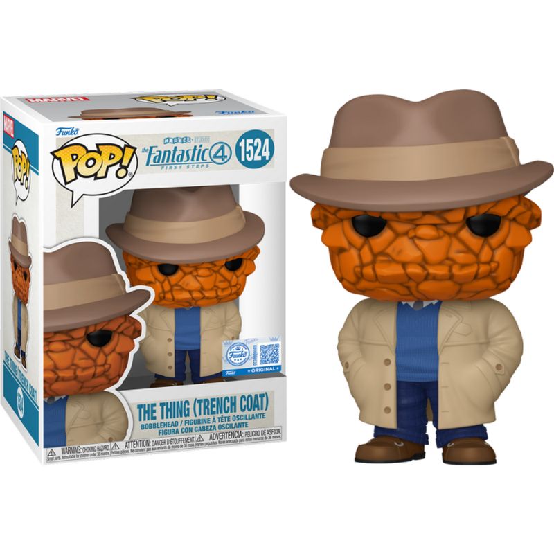 Фигурка Funko Pop Fantastic Four 2025 - The Thing (Trench Coat) / Фанко Поп Фантастическая четвёрка - Существо
