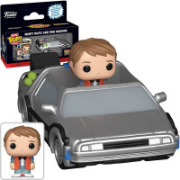 Фигурка Funko Bitty Pop Back to the Future - Marty McFly and Time Machine