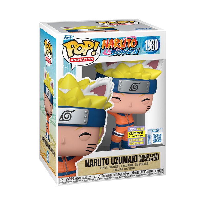 Funko Pop Naruto Uzumaki (Sasukes Paw Encyclopedia)