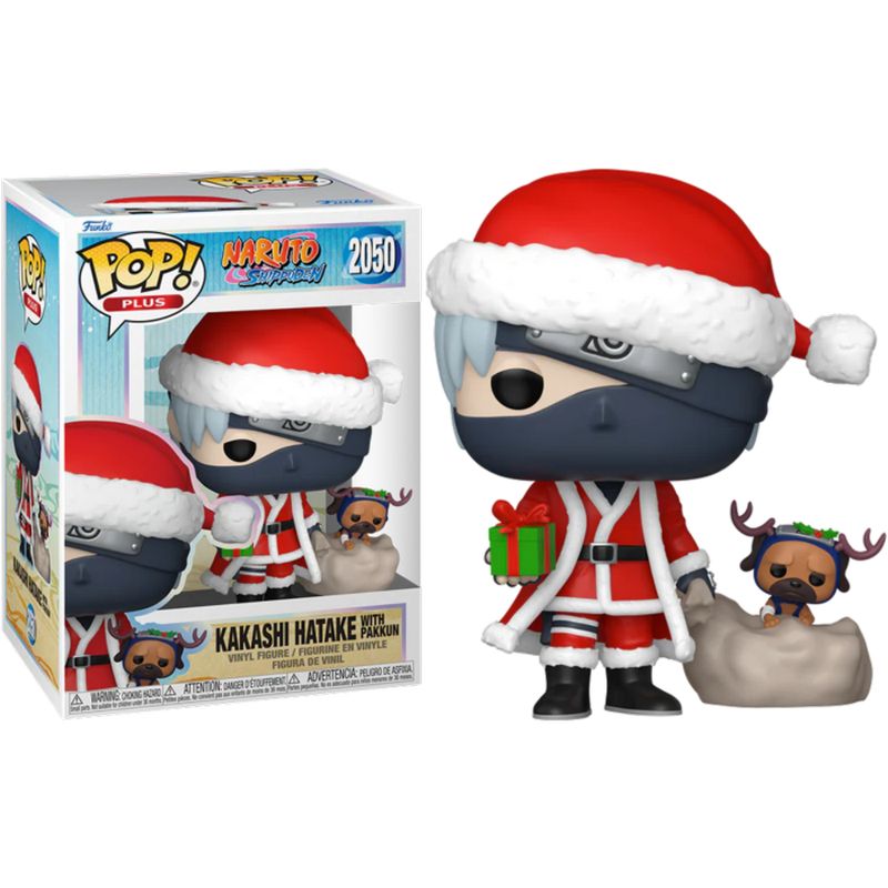 Фигурка Funko Pop Naruto Holiday - Kakashi Hatake with Pakkun / Фанко Поп Наруто - Какаши