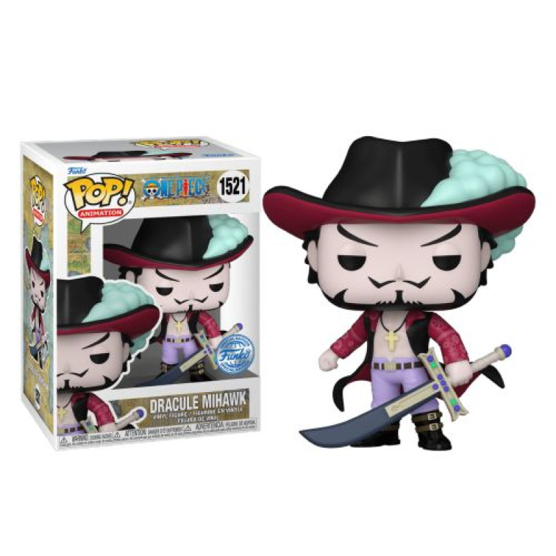 Фигурка Funko Pop One Piece - Dracule Mihawk #77108SE / Фанко Поп Большой куш - Дракуль Михоук