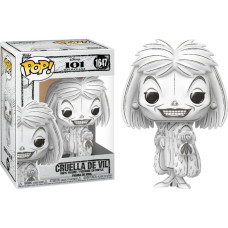 Фигурка Funko Pop 101 Dalmatians - Cruella De Vil (Sketched) / Фанко Поп 101 далматинец - Круэлла де Виль