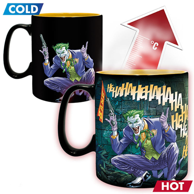 Чашка-хамелеон Abystyle DC Comics - Batman and Joker Mug