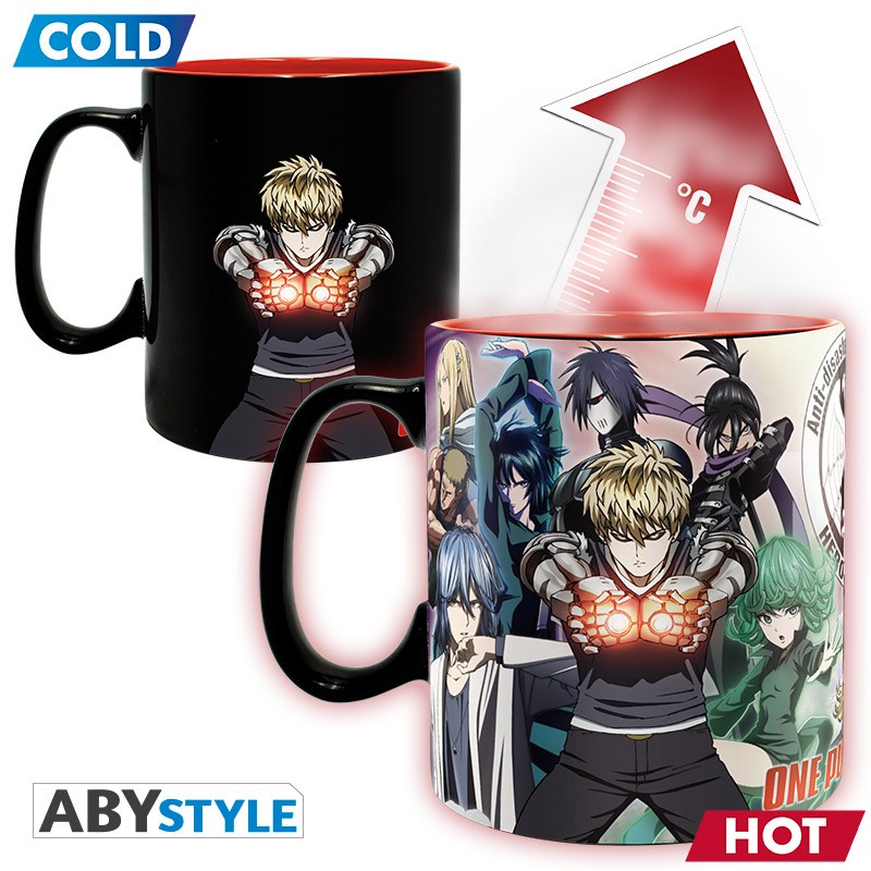 Чашка-хамелеон Abystyle One Punch Man - Heroes Mug