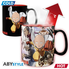 Чашка-хамелеон Abystyle One Punch Man - Heroes Mug