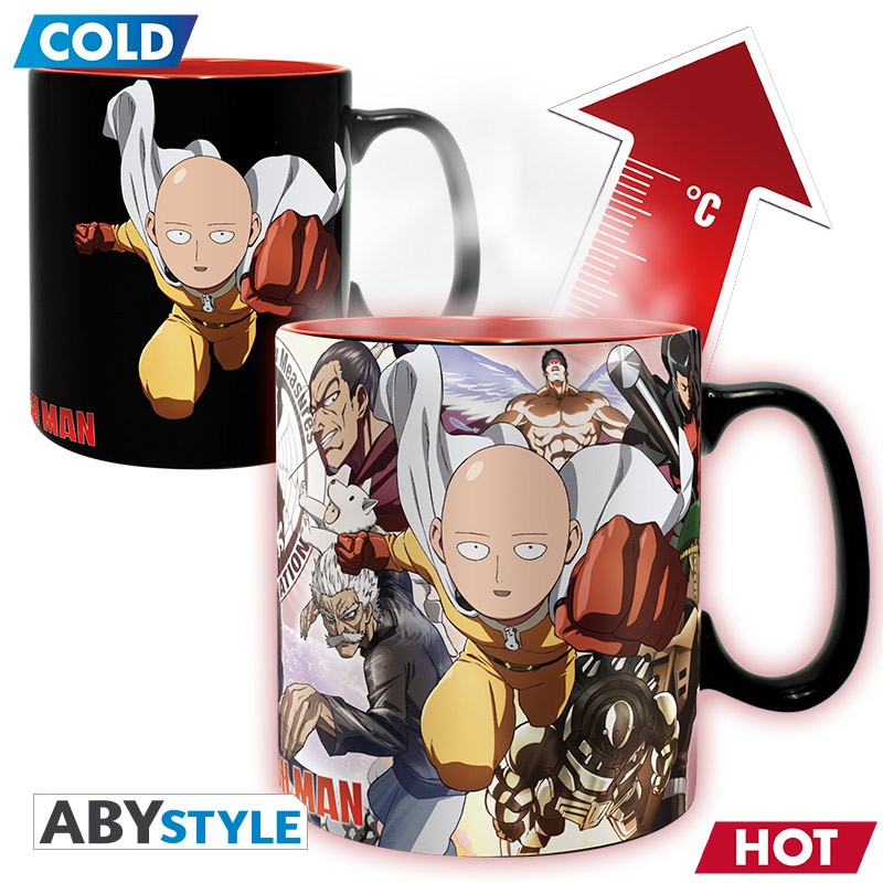 Чашка-хамелеон Abystyle One Punch Man - Heroes Mug
